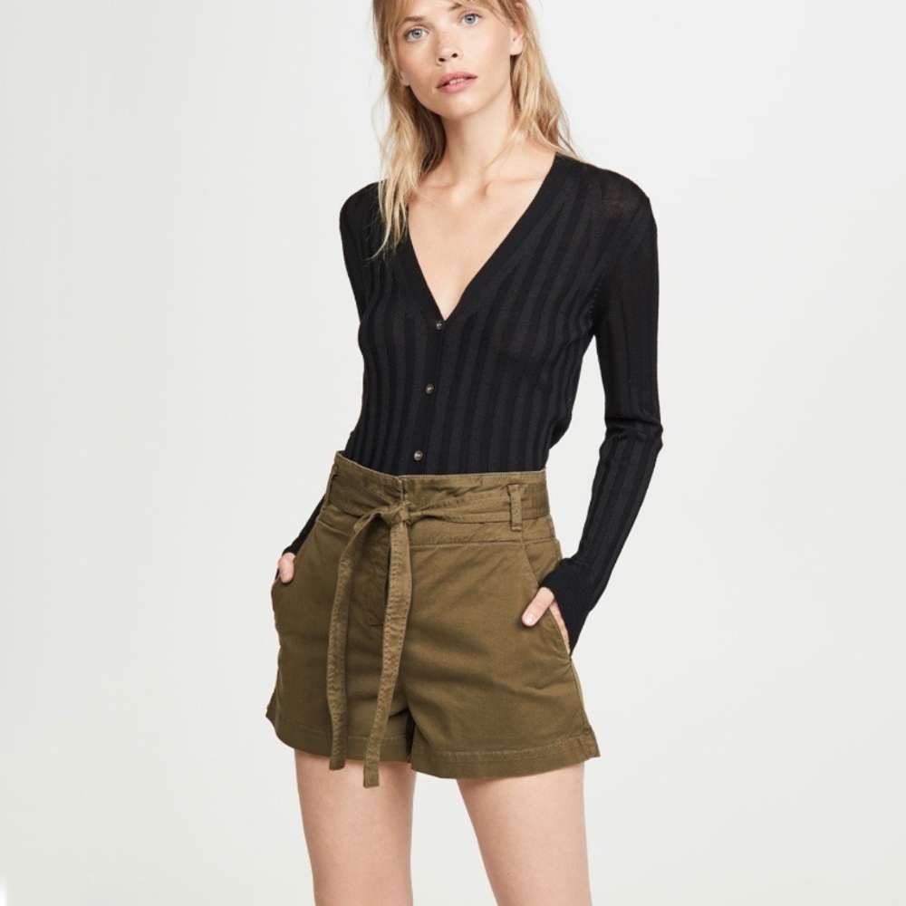 Veronica Beard 26 East Tie Waist Shorts NWT